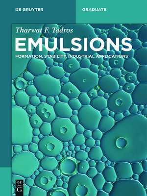 cover image of Emulsions